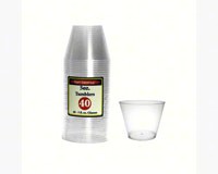 5 oz Tumblers. Clear 40 ct-NWEN54024