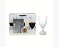 8 oz Wine Glasses Box Set Clear 4 ct-NWEN8124