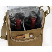 BYOB Double Bottle Wine Bag-Tan-OAKPSM214TN