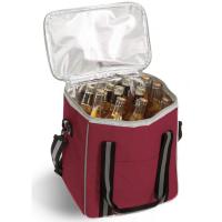 Vineyard 6 Bottle Cooler - Burgundy-OAKPSM246BG