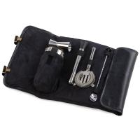 Cocktail Bar Tool Roll Up- Black-OAKPSM411BL