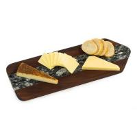 Tegan Marble Serving Board - White and Black-OAKPSM557