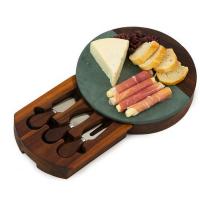 Winslow Marble Cheese Tray -Green-OAKPSM559GR