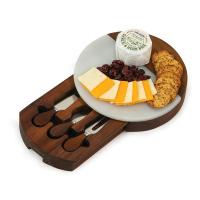 Winslow Marble Cheese Tray-White-OAKPSM559WH