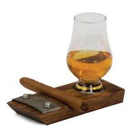 Glencairn Whiskey & Cigar Coaster-OAKPSU749