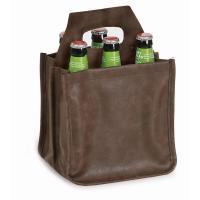Insulated 6 Pack Bottle Carrier II Brown-PPB-667BR