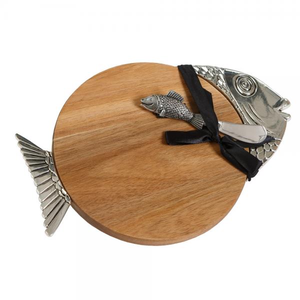 Acacia Tropical Cheese Board Fish