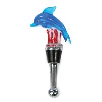 Glass Bottle Stopper Dolphin-PSA-380DN