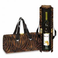Carlotta Clutch Wine Bottle Clutch Brown Tiger-PSM-112BT