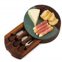 Winslow Marble Cheese Tray Green-PSM-559GR
