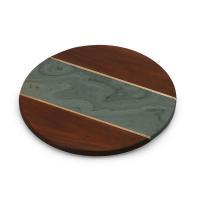 Campello Lazy Susan Marble Board Green-PSM-562GR