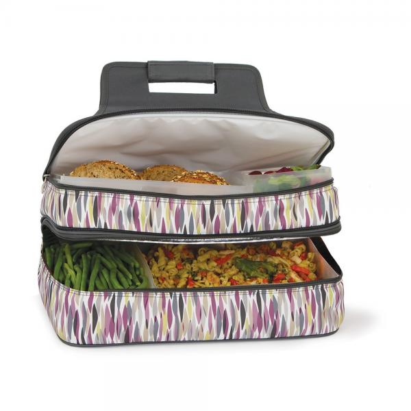 Entertainer Hot and Cold Food Carrier Brushstrokes