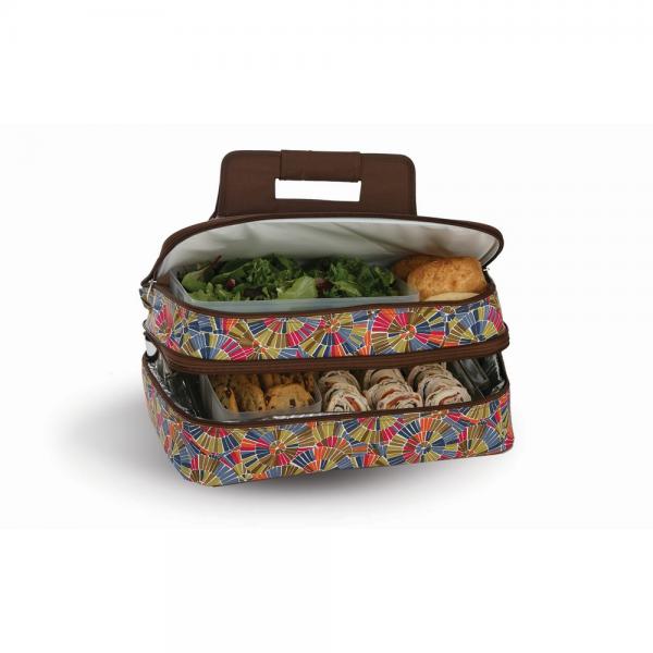 Entertainer Hot and Cold Food Carrier Kaleidoscope