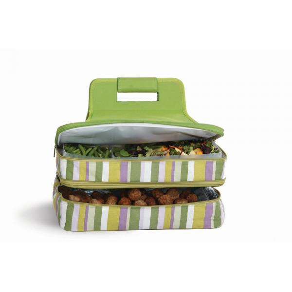 Entertainer Hot and Cold Food Carrier Lime Rickey