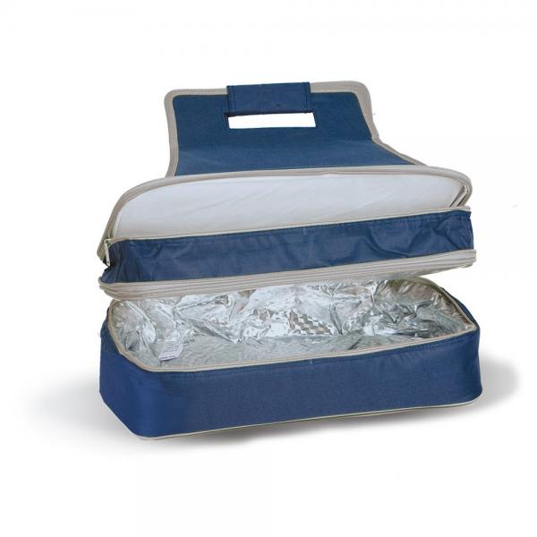 Entertainer Hot and Cold Food Carrier Navy