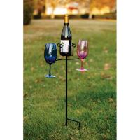 American Made Wine Glass and Bottle Stake-PSU-687