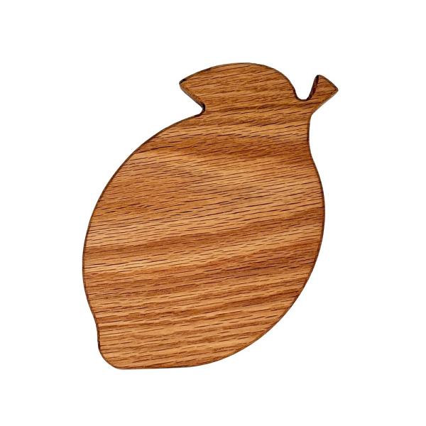 American Made Oak Lemon Shaped Board American Made Oak Lemon Shaped Board