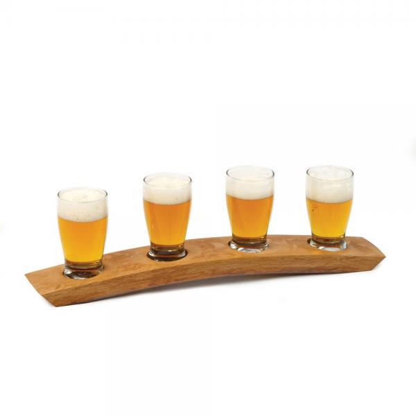 American Made Beer Taster Flight Oak