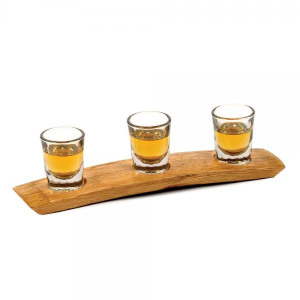 American Made Whiskey and Scotch Flight Oak