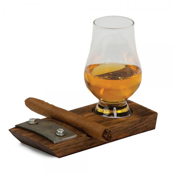 American Made Glencairn Whiskey and Cigar Coaster