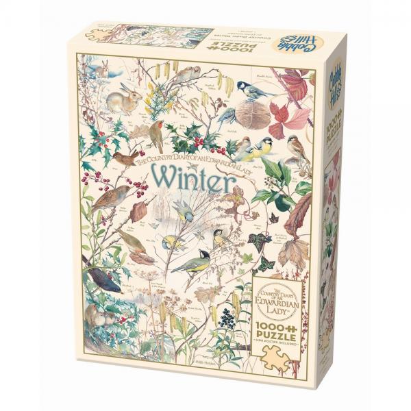 Cobble Hill Country Diary: Winter 1000 Piece Puzzle