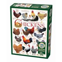 Cobble Hill Chicken Quotes 1000 Piece Puzzle-OMP40137