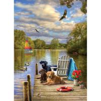 Cobble Hill Dog Day Afternoon 1000 Piece Puzzle-OMP40148
