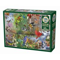 Cobble Hill Birds of the Season 1000 Piece Puzzle-OMP40163