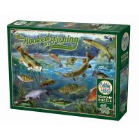 Cobble Hill Hooked on Fishing 1000 Piece Puzzle-OMP40180