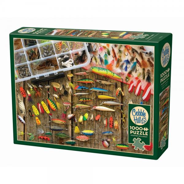 Cobble Hill Fishing Lures 1000 Piece Puzzle
