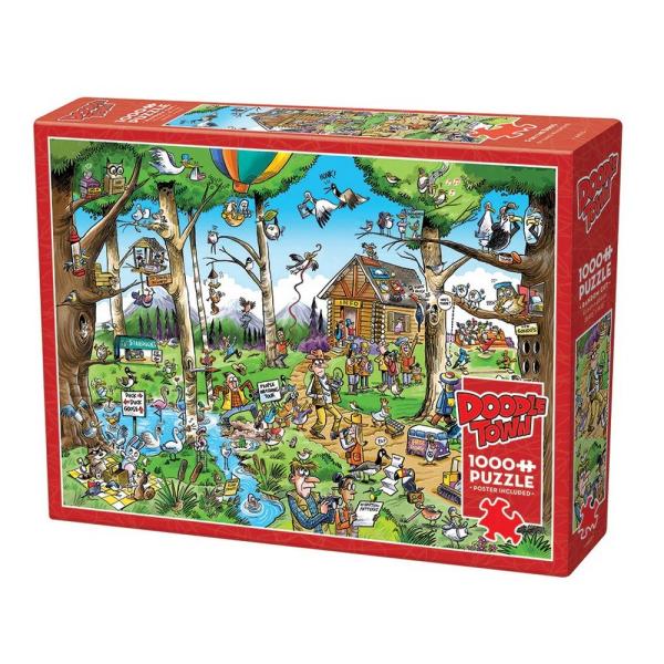 Birdwatcher's Paradise 1000 Piece Puzzle