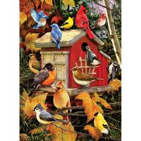 Cobble Hill Fall Birds 500 Piece Puzzle-OMP45061