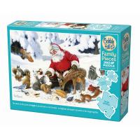 Cobble Hill Santa Claus and Friends Family 350 Piece Puzzle-OMP47028