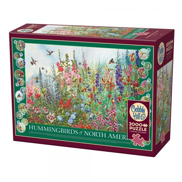 Cobble Hill Hummingbirds of North America 2000 Piece Puzzle