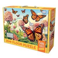 Cobble Hill Life Cycle of a Monarch 35 Piece Floor Puzzle-OMP55141
