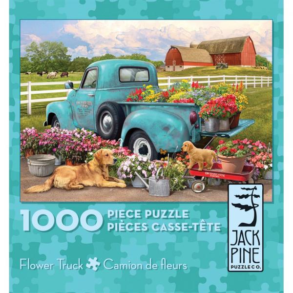 Flower Truck 1000 Piece Puzzle