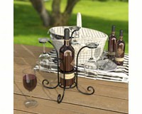Wine and Bottle Glasses Caddy-PAN87939