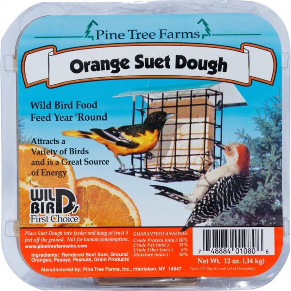 13.5 oz Orange Suet Dough Cake