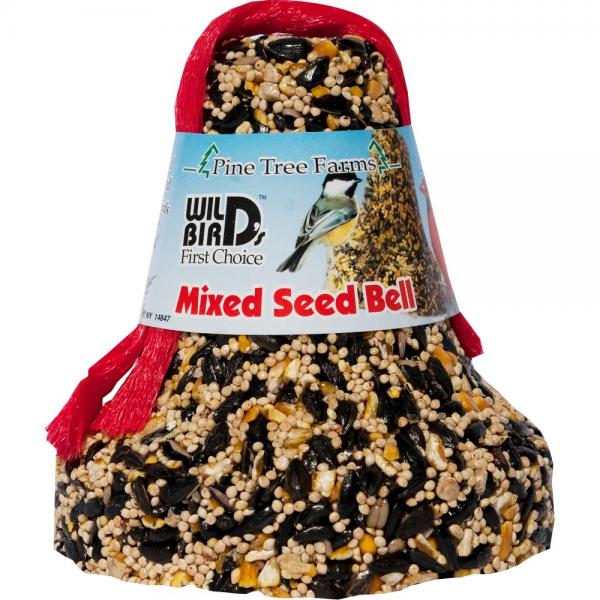 16 oz Mixed Seed Bell with Net Plus Freight