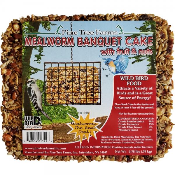 Mealworm Banquet Large Seed Cake 7.5oz Plus Freight