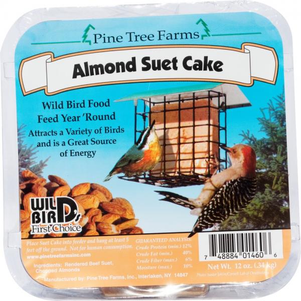 12 oz Almond Suet Cake Plus Freight