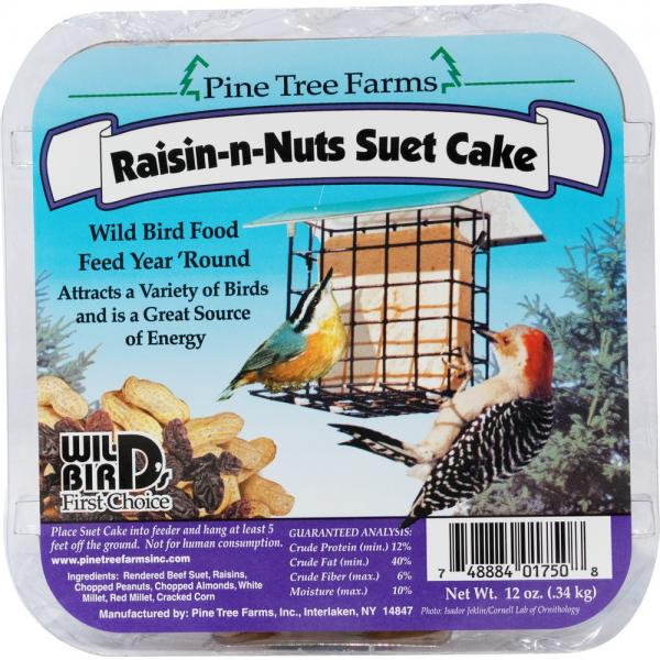 12 oz Raisin-N-Nut Suet Cake Plus Freight