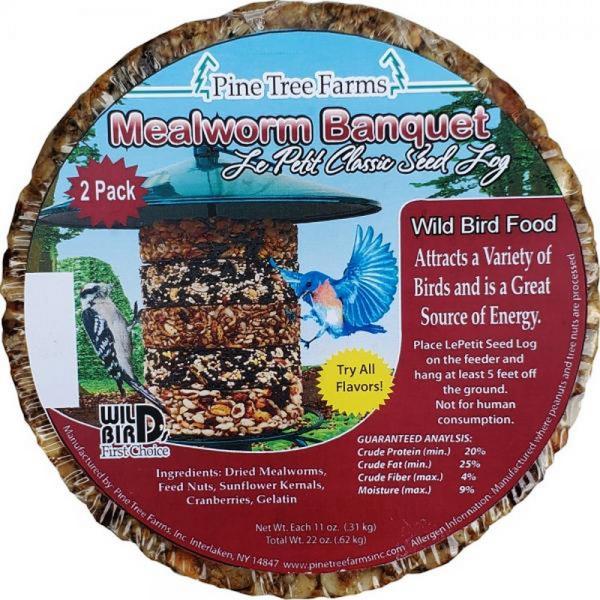 Le Petit Mealworm Classic Seed Log 2 pack Plus Freight