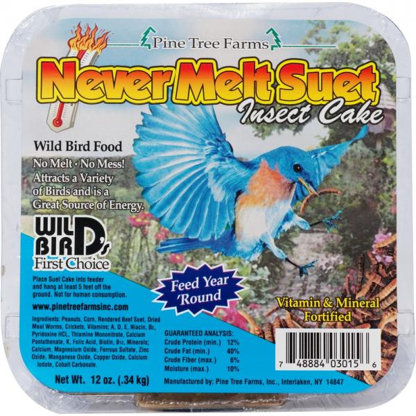 Never Melt Suet Insect 12 oz Plus Freight