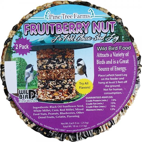 Le Petit Fruit Berry Nut Classic Seed Log 2 pack Plus Freight