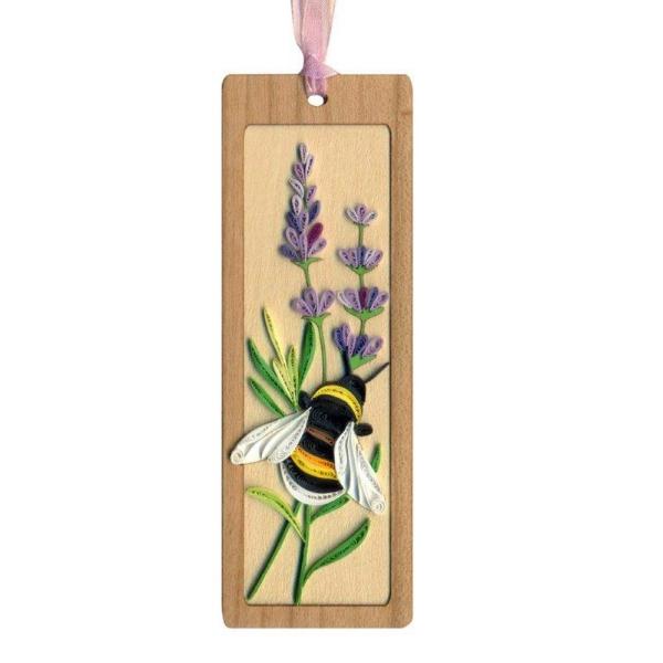 Bees Hand Quilled Bookmark