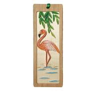 Flamingo Hand Quilled Bookmark-PCBM10740