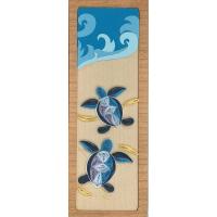 Baby Sea Turtles Hand Quilled Bookmark-PCBM12035