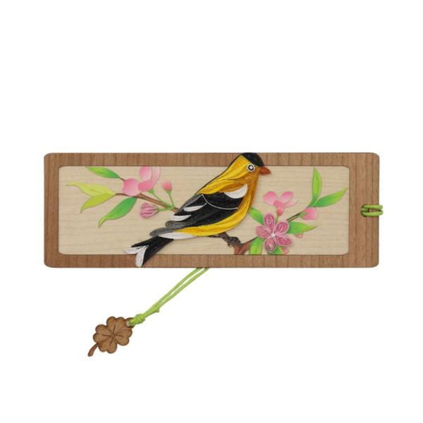 Goldfinch Hand Quilled Bookmark