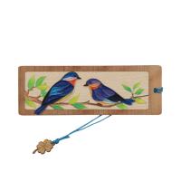 Bluebirds Hand Quilled Bookmark-PCBM12055